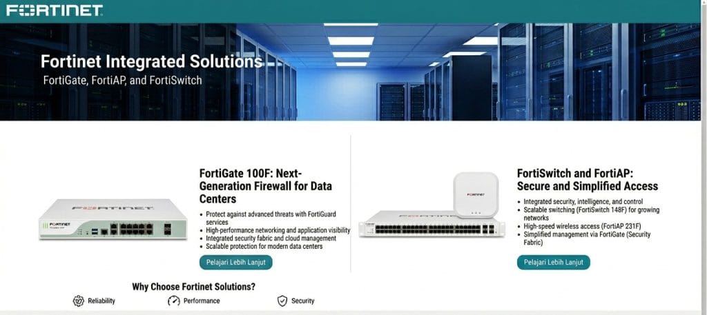 FortiGate Next-Generation Firewall untuk keamanan jaringan kantor
